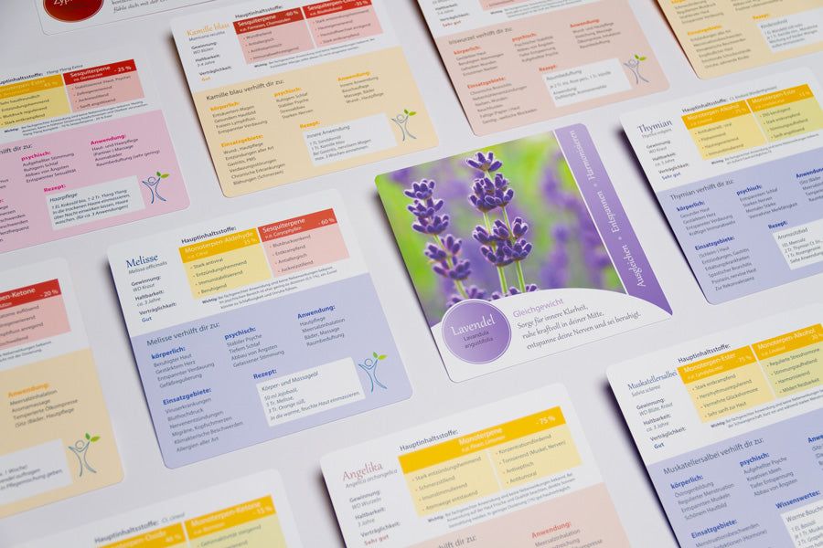 Aromakarten Pflanzenbotschaften