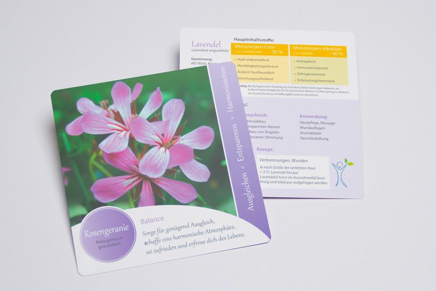 Aromakarten Pflanzenbotschaften