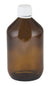 Braunglas - Flasche mit Schraubkappe
