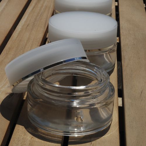 Kosmetik - Glastiegel