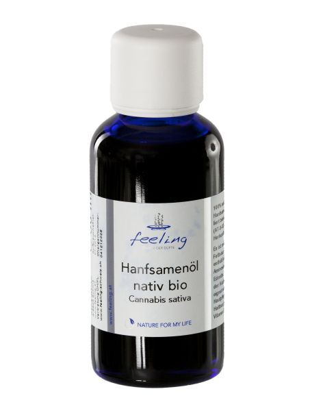 Hanfsamenöl nativ bio Cannabis sativa