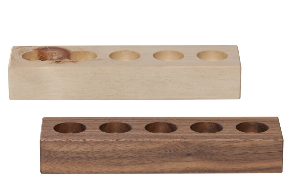 Holz-Aufsteller Zirbe natur