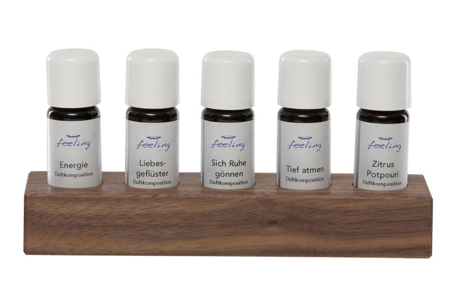 Holz-Aufsteller Nuss geölt