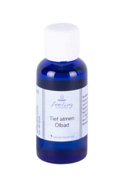 Tief atmen Ölbad